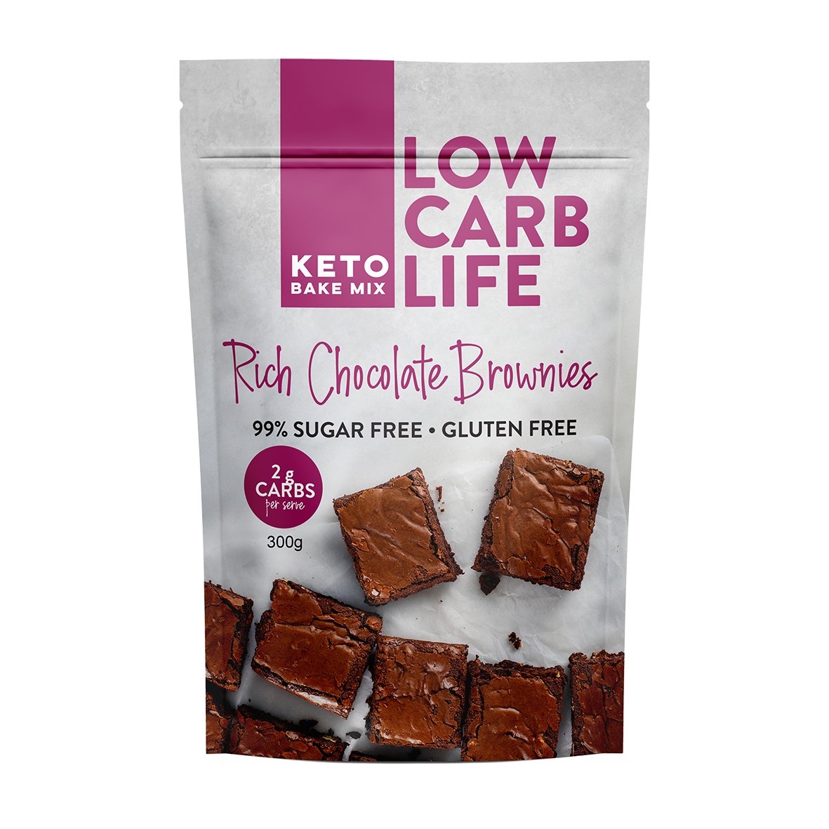 LOW CARB LIFE Rich Chocolate Brownies Keto Bake Mix